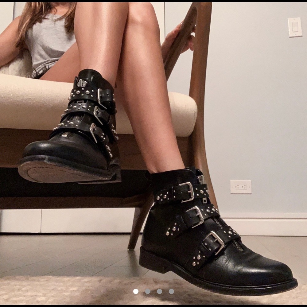 Black Leather Boots